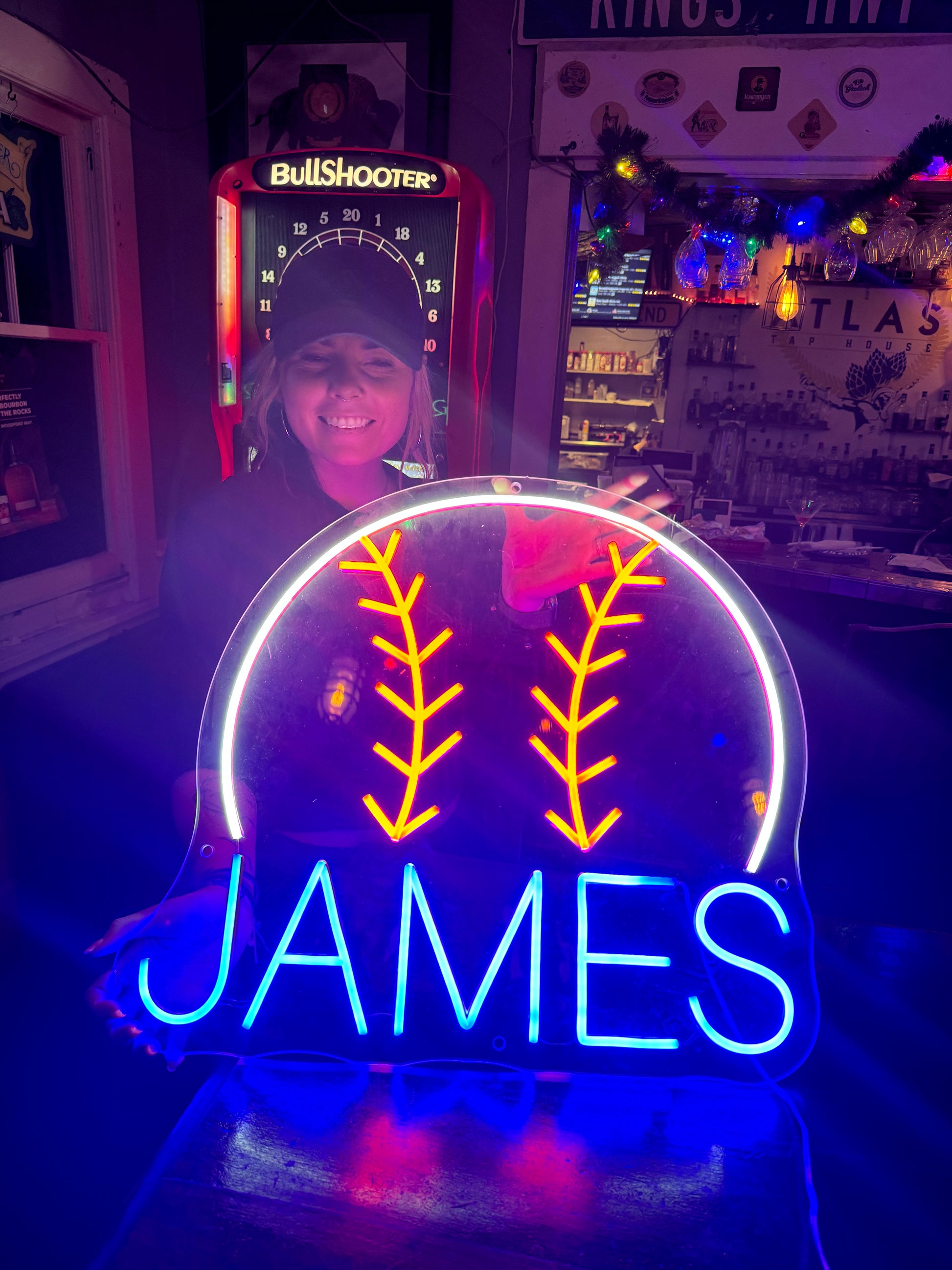 Neon Bedroom Lights |Custom Baseball Neon Sign| Custom Signs On Demand