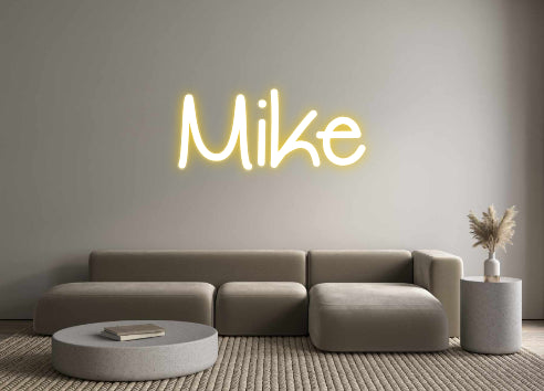 Neon Led Lights | Custom Neon: Mike | Custom Signs On Demand