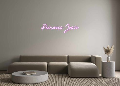 Custom Neon: Princess Josie