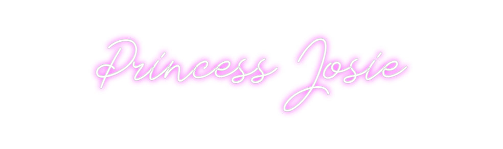 Custom Neon: Princess Josie