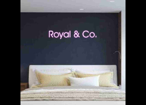 Custom Neon: Royal & Co.