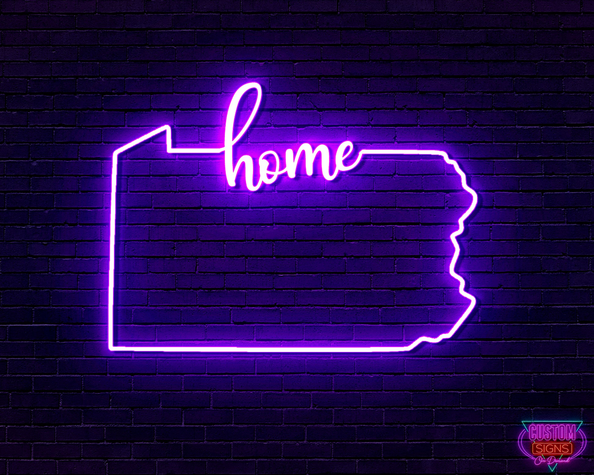 Custom Neon Signs Logo |Pennsylvania Neon Sign| Custom Signs On Demand