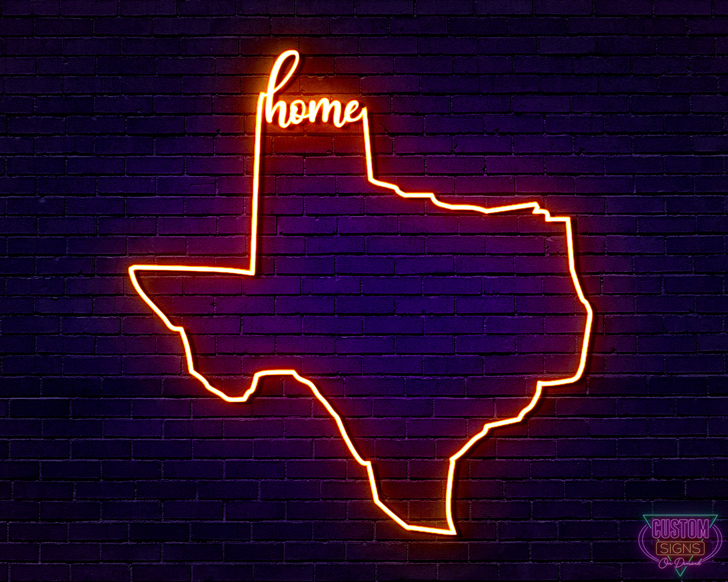 Acrylic Neon Signs | Texas Neon Sign | Custom Signs On Demand