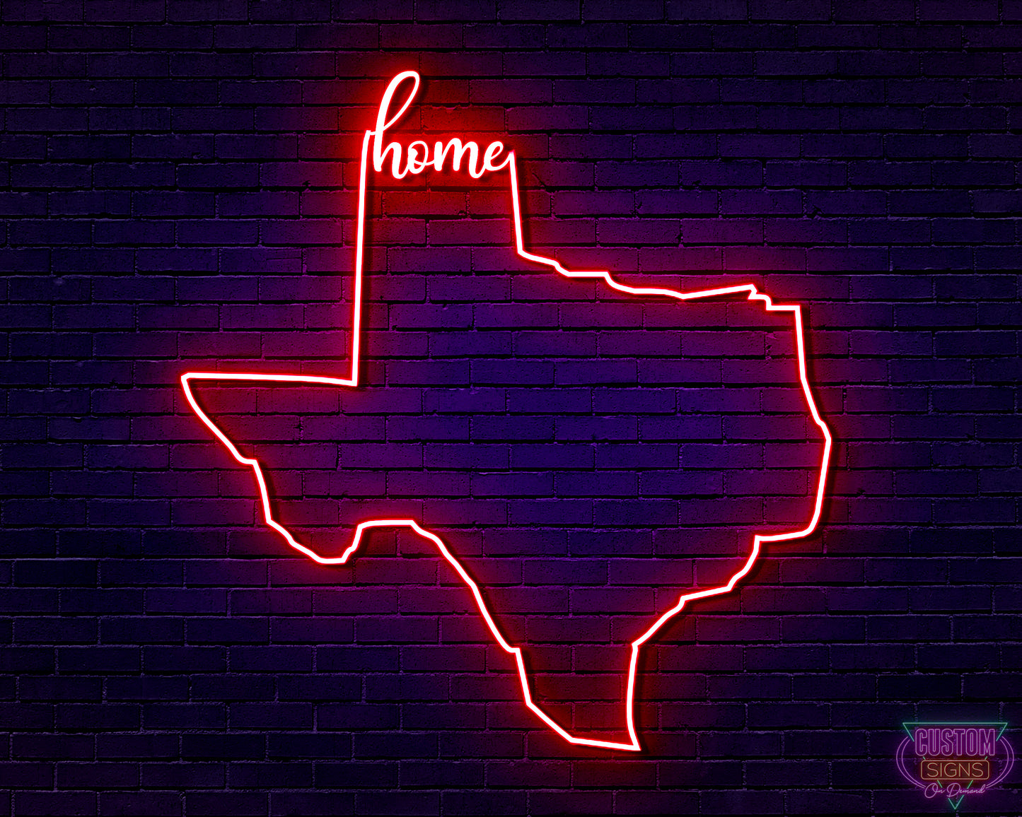 Acrylic Neon Signs | Texas Neon Sign | Custom Signs On Demand