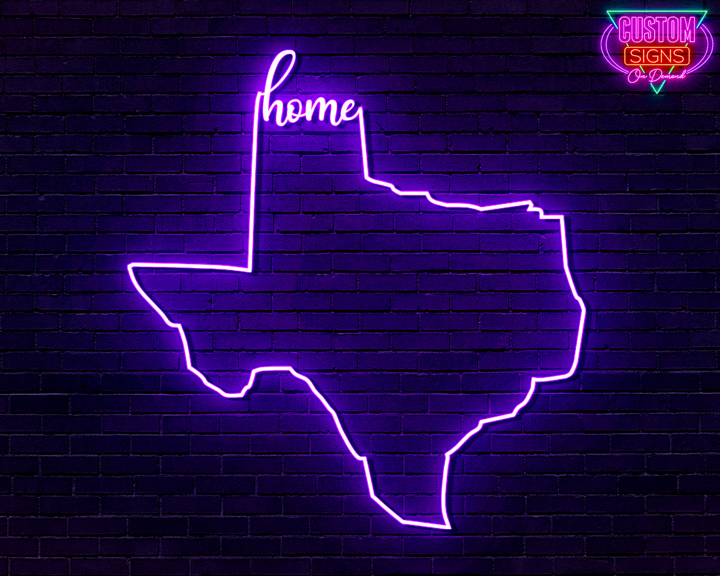 Acrylic Neon Signs | Texas Neon Sign | Custom Signs On Demand